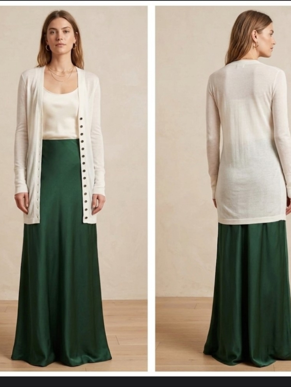 New Cream Cardigan S Lightweight